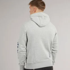Discount Herre Maslow 22 Lynlås Trøje Grå Melange Hættetrøjer Og Sweatshirts·Hættetrøjer