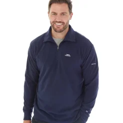 Clearance Herre Masonville 1/2 lynlås Micro Fleece Blå Udendørs|Jakker Og Frakker