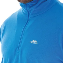 Hot Herre Masonville 1/​2 lynlås Mikro Fleece Blå Udendørs|Jakker Og Frakker