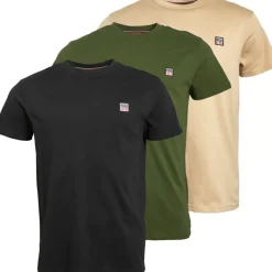 Hot Herre Massimo T-shirts 3-pak Tapsko/​Rifle Grøn/​Humus T-Shirts, Poloer Og Skjorter·Multipakker|Multipakker·T-Shirts Og Undertrøjer