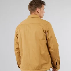 Hot Herre Merrin Borg Arbejdsjakke Camel Brun T-Shirts, Poloer Og Skjorter·Skjorter|Jakker Og Frakker·Jakker Og Frakker