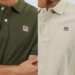 Online Herre Mike To-pak Polotrøjer Humus/​Skovnat T-Shirts, Poloer Og Skjorter·Multipakker|Multipakker·T-Shirts Og Undertrøjer