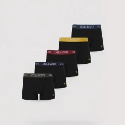 Herre Miller Fem Pak Underbukser /​Multi Multipakker·Undertøj|Undertøj, Sokker Og Nattøj·Boxer Shorts