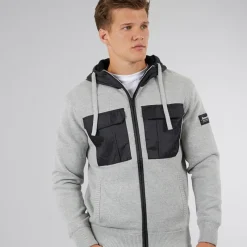 Discount Herre Minski Strikket Hættetrøje Grå Melange Hættetrøjer Og Sweatshirts·Hættetrøjer