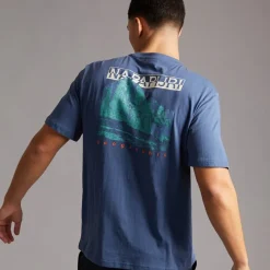 Sale Herre Mirada T-shirt med grafik bagpå Blue Infinity Udendørs|T-Shirts, Poloer Og Skjorter·T-Shirts Og Undertrøjer