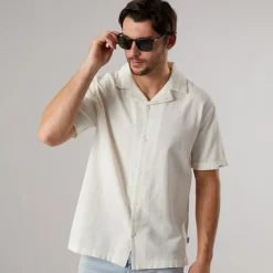 New Herre Mirolo Skjorte Off White T-Shirts, Poloer Og Skjorter·Skjorter
