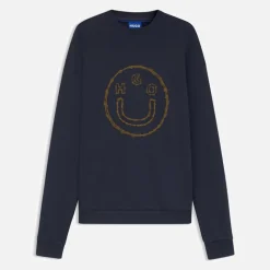 Herre Natrox Sweatshirt Navy Hættetrøjer Og Sweatshirts·Sweatshirts
