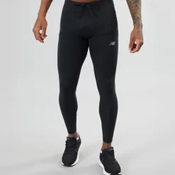 Online Herre NB Sleek Pocket Løbe Tights Sort Træningsbukser|Træning