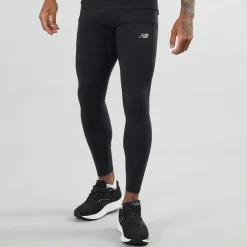 Online Herre NB Sleek Pocket Løbe Tights Sort Træningsbukser|Træning