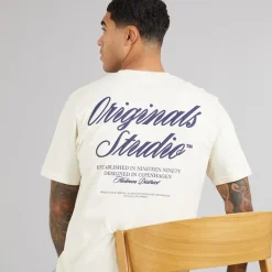 Herre Norrebro Typo T-shirt Antique Hvid T-Shirts, Poloer Og Skjorter·T-Shirts Og Undertrøjer