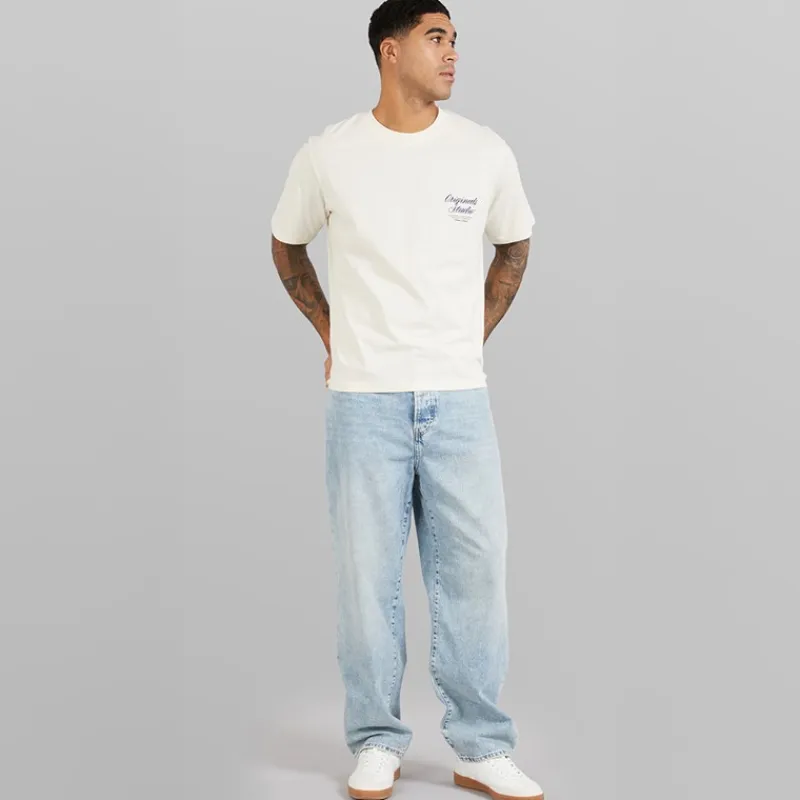 Herre Norrebro Typo T-shirt Antique Hvid T-Shirts, Poloer Og Skjorter·T-Shirts Og Undertrøjer