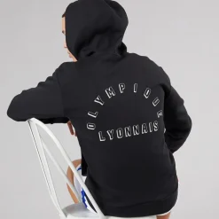 Clearance Herre OL Olympique Lyon Anthem Jakke Sort Jakker Og Frakker|Hættetrøjer Og Sweatshirts·Hættetrøjer