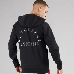 Clearance Herre OL Olympique Lyon Anthem Jakke Sort Jakker Og Frakker|Hættetrøjer Og Sweatshirts·Hættetrøjer
