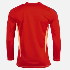 New Herre OL Olympique Lyon 24/​25 Målmands Trøje Langærmet Rød Træning|T-Shirts Og Undertrøjer