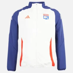 Hot Herre OL Olympique Lyon Præsentationsjakke White Tint/​Midnight Indigo/​Bright Red Træning|Jakker Og Frakker