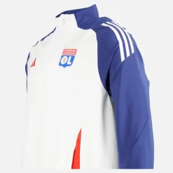 Hot Herre OL Olympique Lyon Præsentationsjakke White Tint/​Midnight Indigo/​Bright Red Træning|Jakker Og Frakker