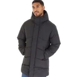 Best Herre Otis Lang Linie Puffer Sort Jakker Og Frakker·Jakker Og Frakker