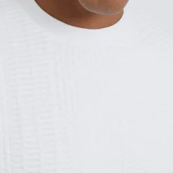 Discount Herre Oversized Fit Miska T-shirt Creme T-Shirts, Poloer Og Skjorter·T-Shirts Og Undertrøjer