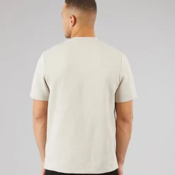 Outlet Herre Oversized Fit Standall T-Shirt Lys Taupe T-Shirts, Poloer Og Skjorter·T-Shirts Og Undertrøjer