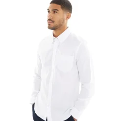 New Herre Oxford Langærmet shirts Hvid T-Shirts, Poloer Og Skjorter·Skjorter