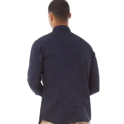 Best Herre Oxford Langærmet shirts Marineblå T-Shirts, Poloer Og Skjorter·Skjorter