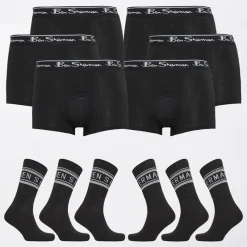 Clearance Herre 6-pak Boxer og 6-pak Sokke Gavesæt Multipakker·Undertøj|Undertøj, Sokker Og Nattøj·Boxer Shorts