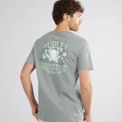 Clearance Herre Paradise Found Grafik T-shirt Grå /​ Blå T-Shirts, Poloer Og Skjorter·T-Shirts Og Undertrøjer