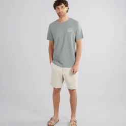 Clearance Herre Paradise Found Grafik T-shirt Grå /​ Blå T-Shirts, Poloer Og Skjorter·T-Shirts Og Undertrøjer