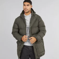 Online Herre Parka Row Jakke Khaki Jakker Og Frakker·Jakker Og Frakker