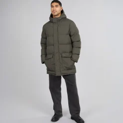 Online Herre Parka Row Jakke Khaki Jakker Og Frakker·Jakker Og Frakker