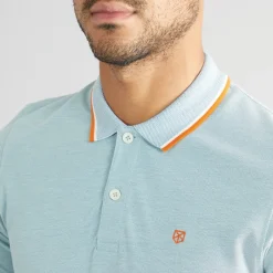 Clearance Herre Paulos Noos Kortærmet poloer Blå T-Shirts, Poloer Og Skjorter·Poloer