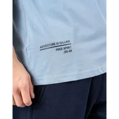 Clearance Herre Paul T-shirt Falmet Blå T-Shirts, Poloer Og Skjorter·T-Shirts Og Undertrøjer