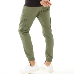 New Herre Paul Warner AKM 111 Cargobukser Olivengrøn Jeans Og Bukser·Cargobukser|Jeans Og Bukser·Bukser