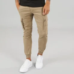 Herre Paul Warner Akm 111 Cargo Bukser Brun Jeans Og Bukser·Cargobukser|Jeans Og Bukser·Bukser