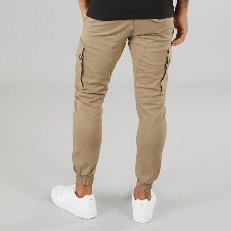 Herre Paul Warner Akm 111 Cargo Bukser Brun Jeans Og Bukser·Cargobukser|Jeans Og Bukser·Bukser