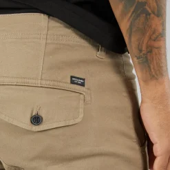 Herre Paul Warner Akm 111 Cargo Bukser Brun Jeans Og Bukser·Cargobukser|Jeans Og Bukser·Bukser