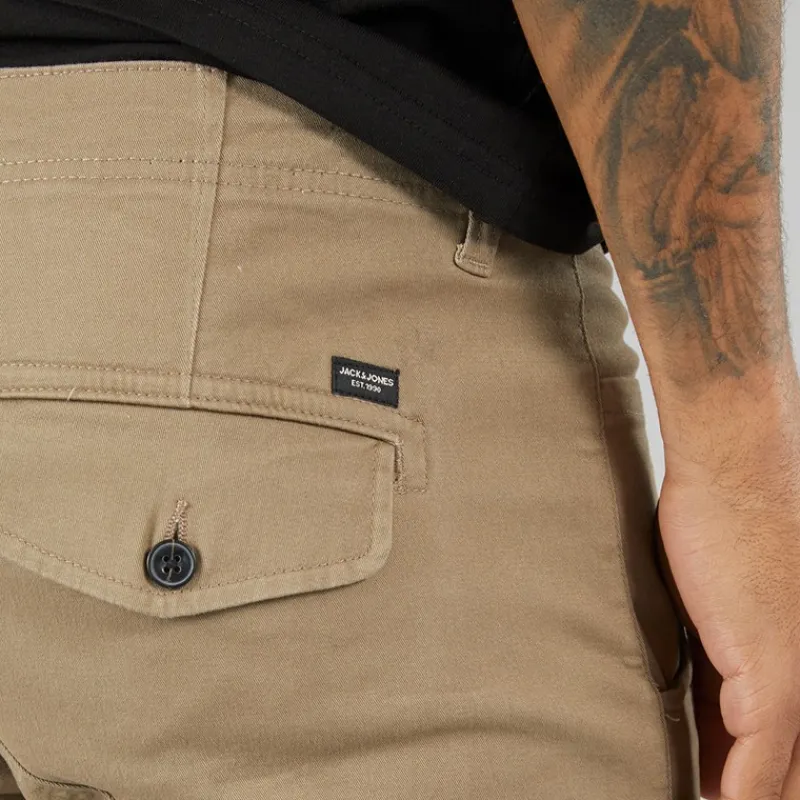 Herre Paul Warner Akm 111 Cargo Bukser Brun Jeans Og Bukser·Cargobukser|Jeans Og Bukser·Bukser