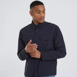 Online Herre Pearson Shacket Marineblå T-Shirts, Poloer Og Skjorter·Skjorter|Jakker Og Frakker·Jakker Og Frakker