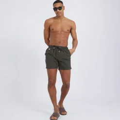 Sale Herre Pier Badebukser Khaki Shorts Og Badetøj·Svømme Shorts|Shorts Og Badetøj·Shorts