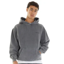 New Herre Pigmentfarvet Trøje Stål Hættetrøjer Og Sweatshirts·Hættetrøjer