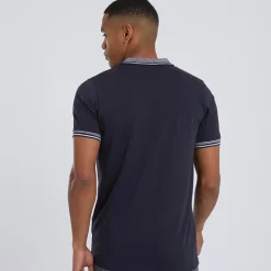 Clearance Herre Polo skjorte Navy T-Shirts, Poloer Og Skjorter·Poloer