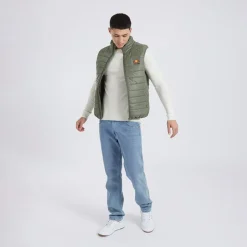 Clearance Herre Portina Veste kakigrøn Jakker Og Frakker|Jakker Og Frakker·Gilet Vest
