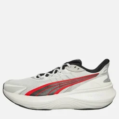 Outlet Herre Pulse Pro Neutral Støddæmpet Løbesko Feather Gray/​ Black/​For All Time Red Løbesko|Løbesko