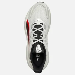 Outlet Herre Pulse Pro Neutral Støddæmpet Løbesko Feather Gray/​ Black/​For All Time Red Løbesko|Løbesko