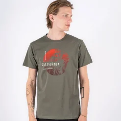 Outlet Herre Raul T-shirts Grøn T-Shirts, Poloer Og Skjorter·T-Shirts Og Undertrøjer