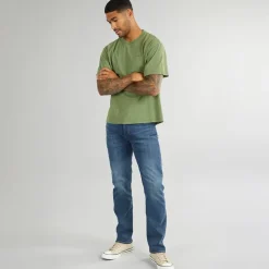 Herre Rød Tab Vintage T-shirt Garment Dye Vineyard Grøn T-Shirts, Poloer Og Skjorter·T-Shirts Og Undertrøjer