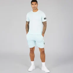 Outlet Herrer Elation Co-Ord Sæt Lys Blå Træningsdragter Og Joggingbukser·Træningsdragter|T-Shirts, Poloer Og Skjorter·Sæt