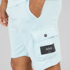 Outlet Herrer Elation Co-Ord Sæt Lys Blå Træningsdragter Og Joggingbukser·Træningsdragter|T-Shirts, Poloer Og Skjorter·Sæt