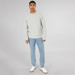 Sale Herre Rice Strikket Jumper Lys Grå Trøjer Og Cardigans·Trøjer