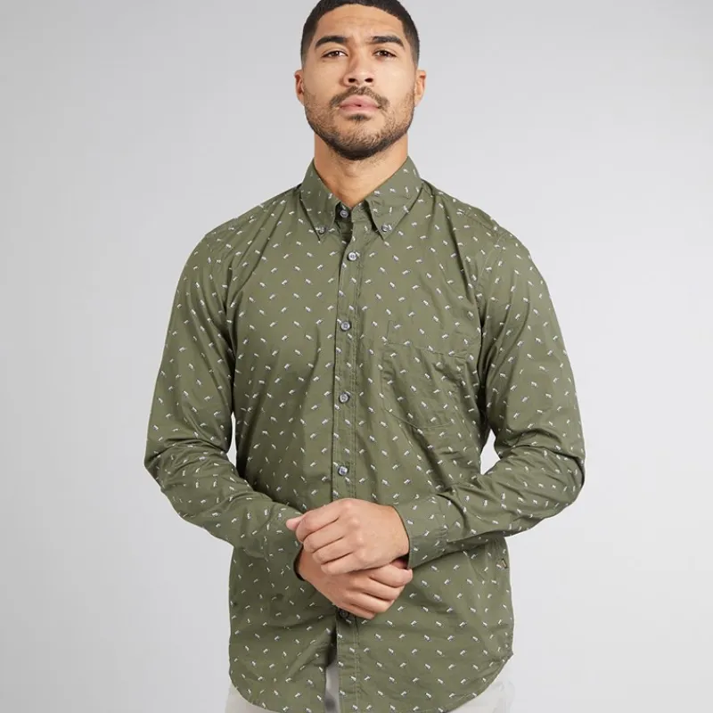 New Herre Rickert Skjorte Open Green T-Shirts, Poloer Og Skjorter·Skjorter
